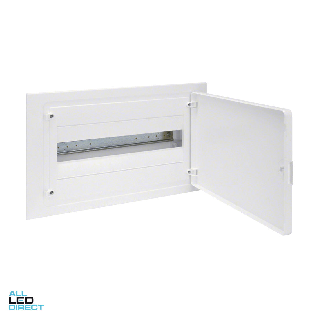 Hager 18 Pole Plastic Flush Mount Switchboard Plain Door ALL LED Direct