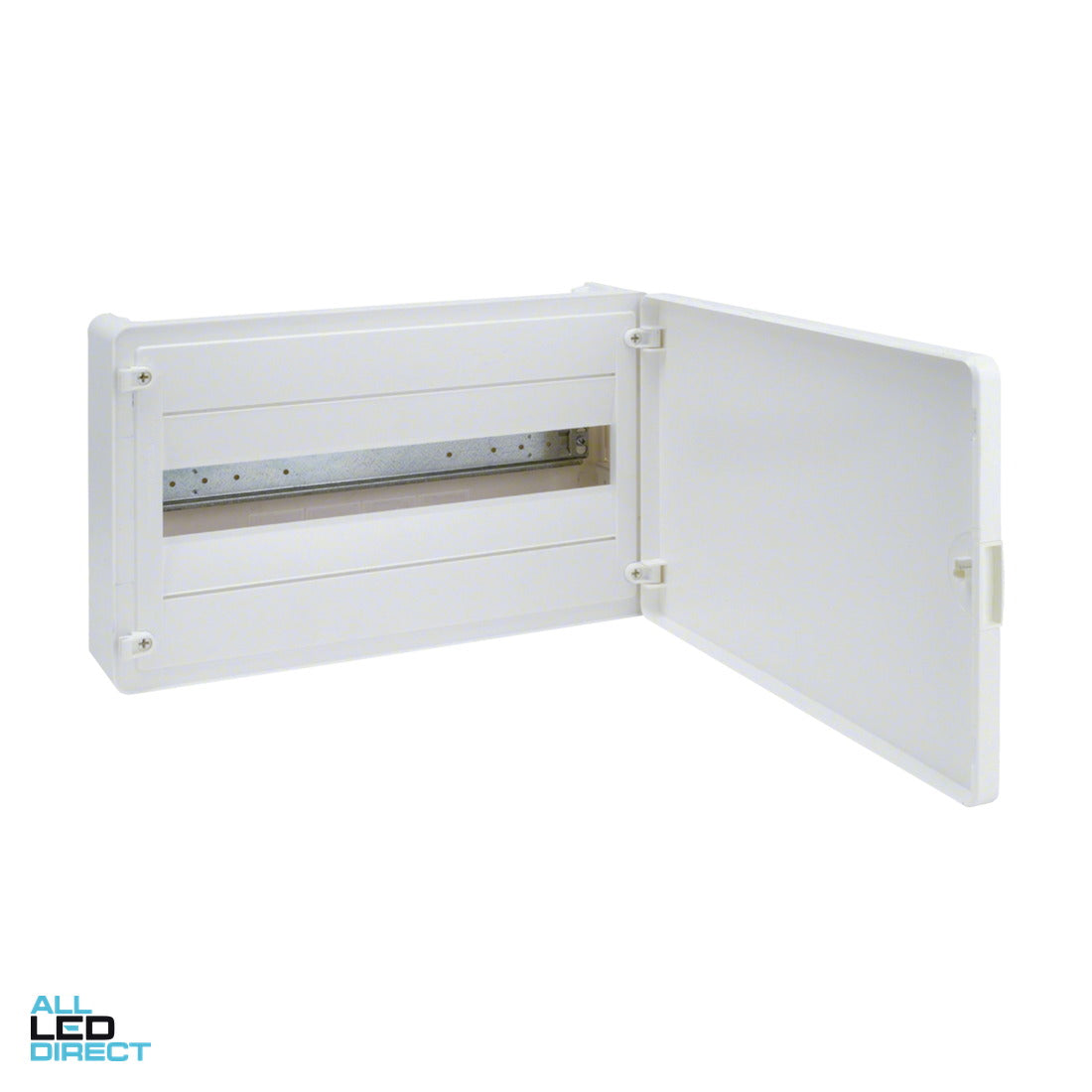 Hager 18 Pole Plastic Surface Mount Switchboard Plain Door ALL LED Direct