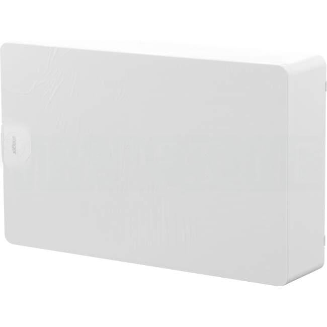 Hager 1 Row Of 18 Pole Plastic Surface Mount Switchboard Plain Door ...