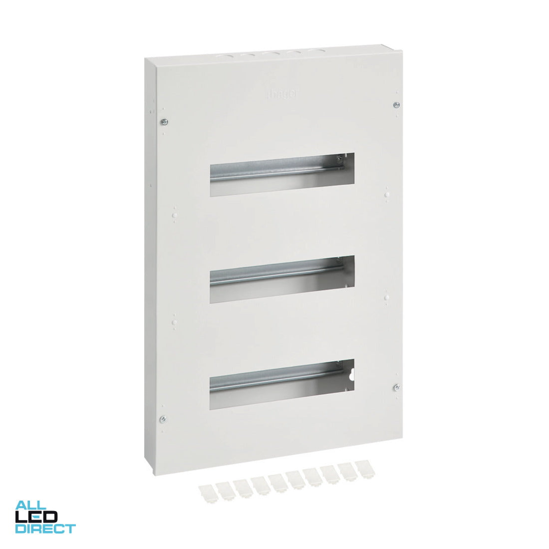 Hager 36 Pole Metal Surface Mount Switchboard ALL LED Direct