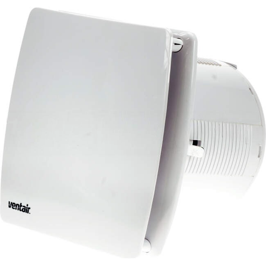 Ventair 193mm x 193mm UNIVERSAL Flush Mounted Square Exhaust Fan White With Backdraft Damper Suitable For 150mm Hole & 150mm Duc