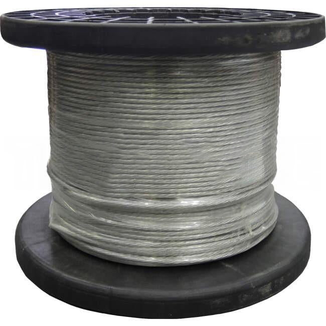 Wattmaster 0.90mm PVC Coated Catenary Wire G7 Strand 180 Metre Drum