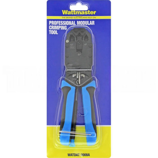 Wattmaster Professional Modular Crimper Tool For RJ Plugs