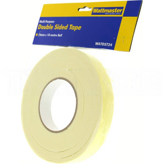 Wattmaster 24mm x 10 Metres Double Sided Tape