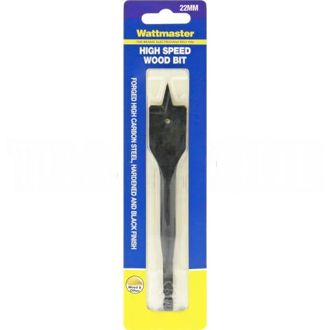 Wattmaster 22mm Spade Bit High Speed