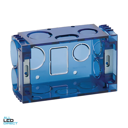 Hager 1 Gang Plastic Wall Box ALL LED Direct