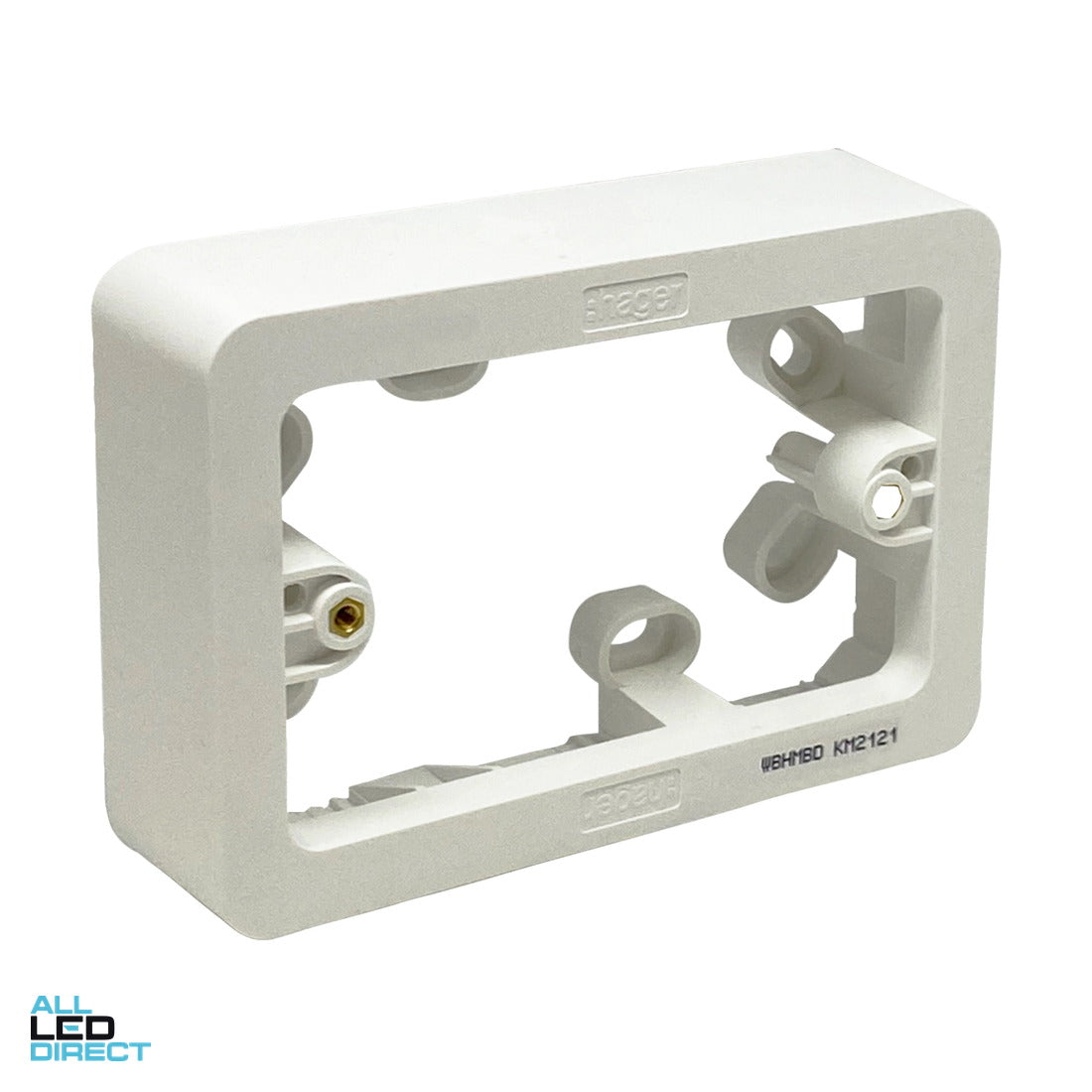 Hager ALLURE Mounting Block White ALL LED Direct