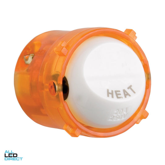 Hager 20 Amp Rotoloc Rocker Switch Mech White Engraved With 'HEAT' ALL LED Direct