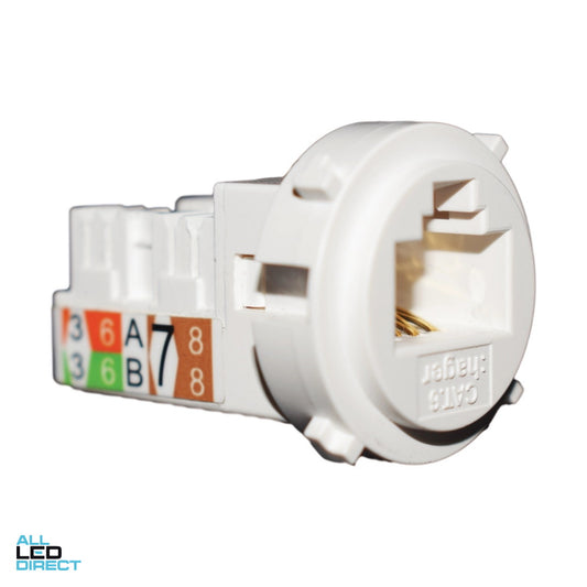Hager CAT6 Rotoloc Data Mech ALL LED Direct