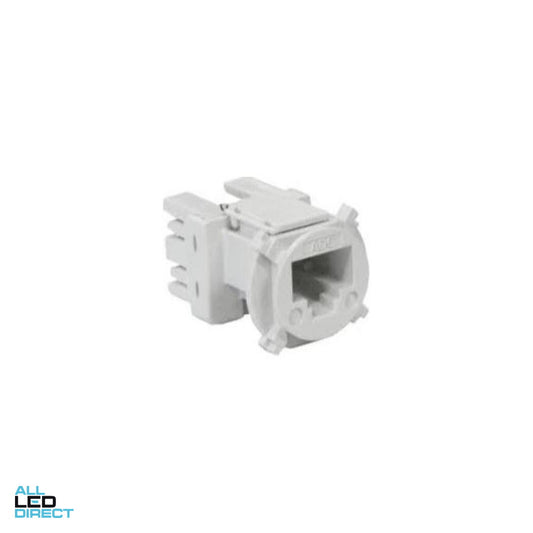 Hager CAT6 Rotoloc Data Mech Matt White – Model WBMCAT6-MW