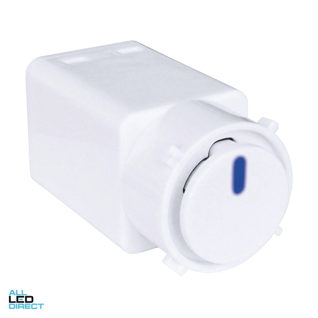 Hager 5 Amp Rotoloc Electronic Push Button Switch Mech White ALL LED Direct