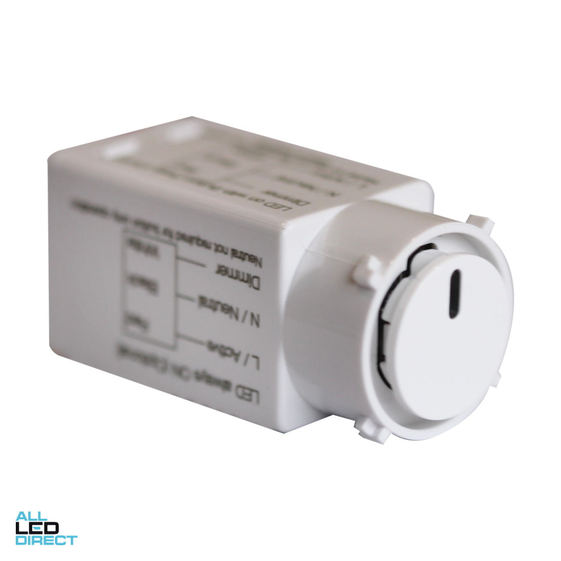 Hager 5 Amp Rotoloc Electronic Slave Push Button Switch Mech White ALL LED Direct
