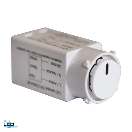 Hager 5 Amp Rotoloc Electronic Slave Push Button Switch Mech White ALL LED Direct
