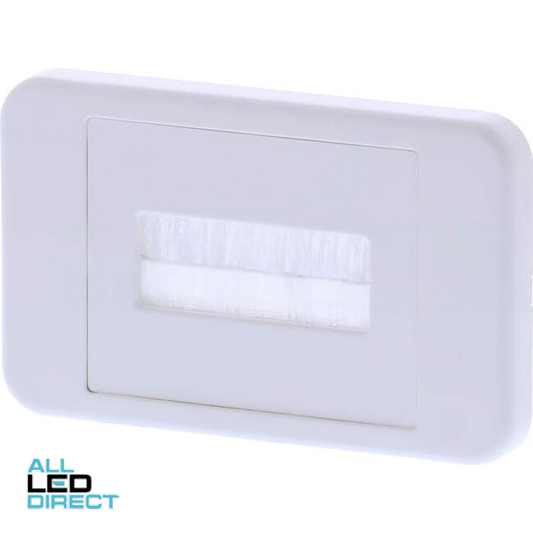 aDigitalLife Wall Plate Brush White