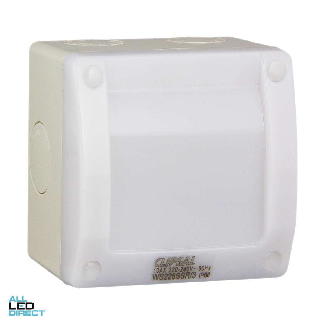 Clipsal 10 Amp 3 Wire WEATHERSHIELD Weatherproof Sunset Switch Resistant Grey ALL LED Direct