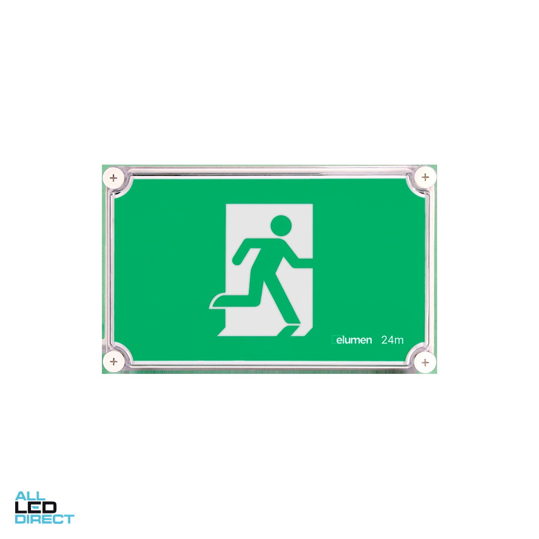 Elumen 7 W WHALE-EM Weatherproof Emergency Exit Light For Outdoor Use ALL LED Direct