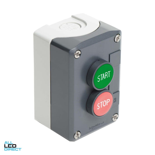 Schneider Control Station Stop/Start Plastic Grey