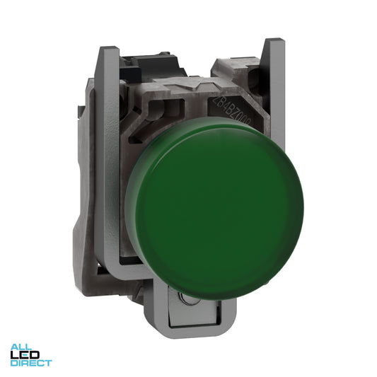 Schneider 22mm Pilot Light With Integral LED Green 230V AC