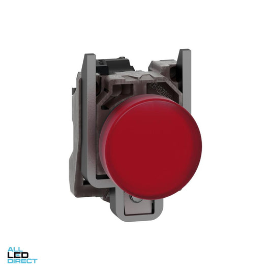 Schneider 22mm Pilot Light With Integral LED Red 230V AC
