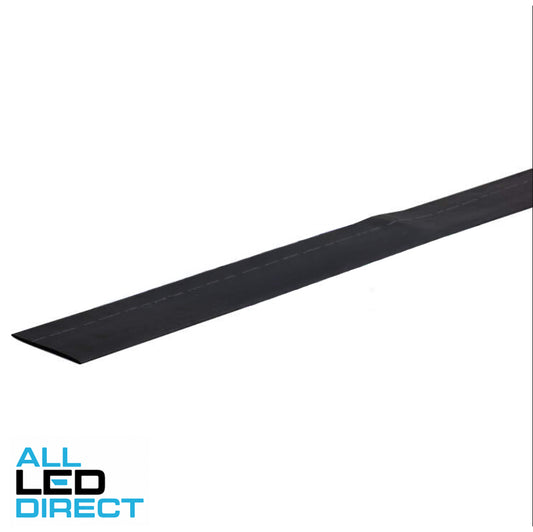 Cabac 76mm Shrinks To 38.1mm Thin Wall Heatshrink 1.2 Metre Black