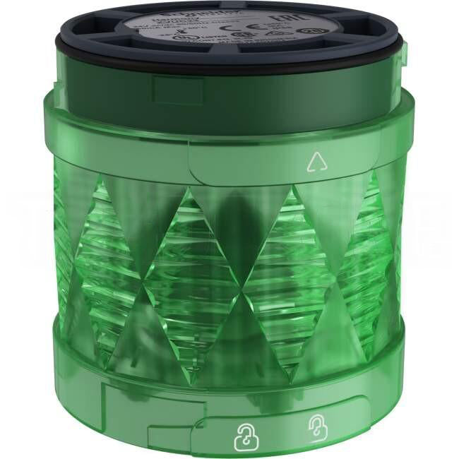 Schneider 24 Volt 60mm Tower Beacon LED Steady AC/DC IP65 Green