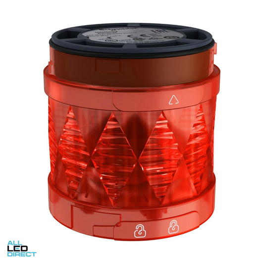 Schneider 24 Volt 60mm Tower Beacon LED Steady AC/DC IP65 Red