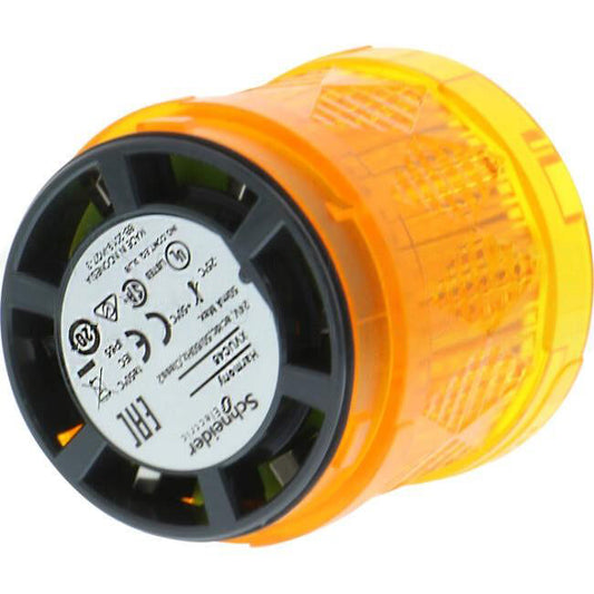 Schneider 24 Volt 60mm Tower Beacon LED Flashing AC/DC IP65 Orange