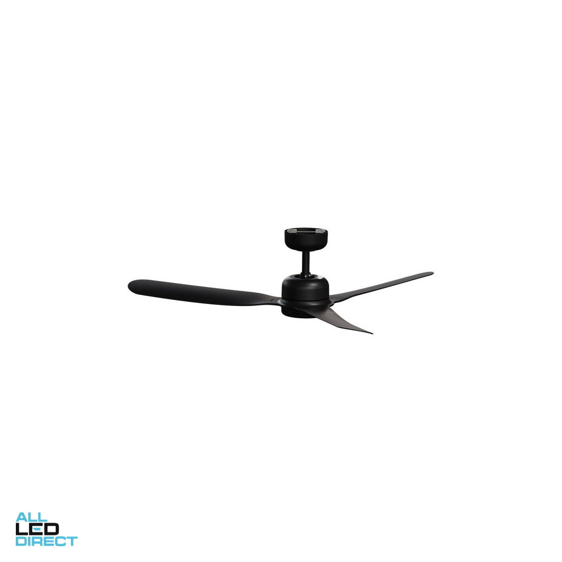 Clipsal 1300mm (51') AIRFLOW DC 3 Blade Ceiling Sweep Fan With ABS Blades Black ALL LED Direct