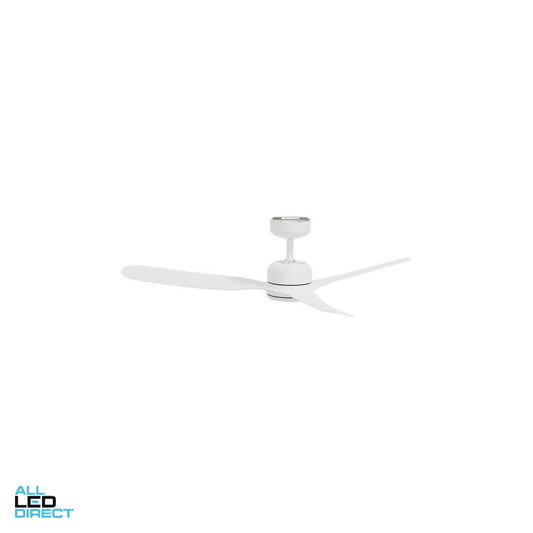 Clipsal 1300mm (51') AIRFLOW DC 3 Blade Ceiling Sweep Fan With ABS Blades White ALL LED Direct