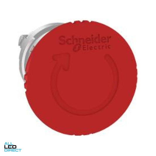 Schneider Emergency Stop Mushroom Head 40mm Metal Red Turn To Release