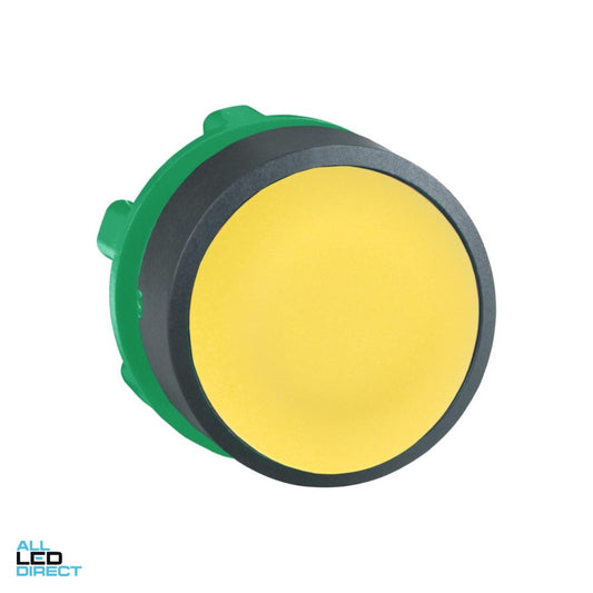 Schneider Pushbutton Head 22mm Plastic Yellow