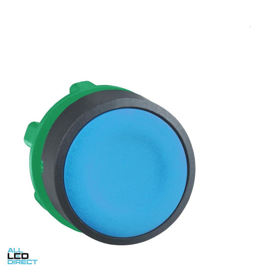 Schneider Pushbutton Head 22mm Plastic Blue