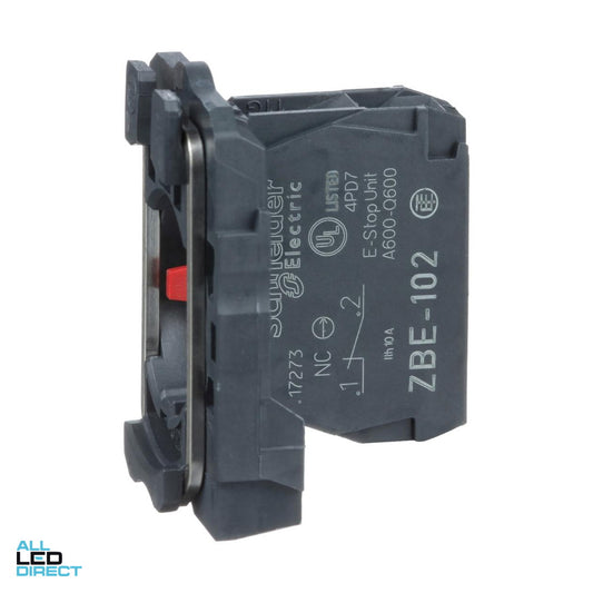 Schneider Contact Block Plastic Collar 1 x N/C Contact