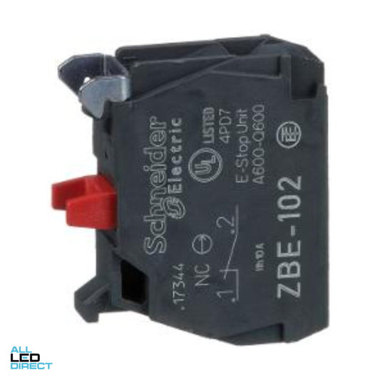 Schneider Additional Contact Block Suits ZB4/ZB5 1 x N/C Contact