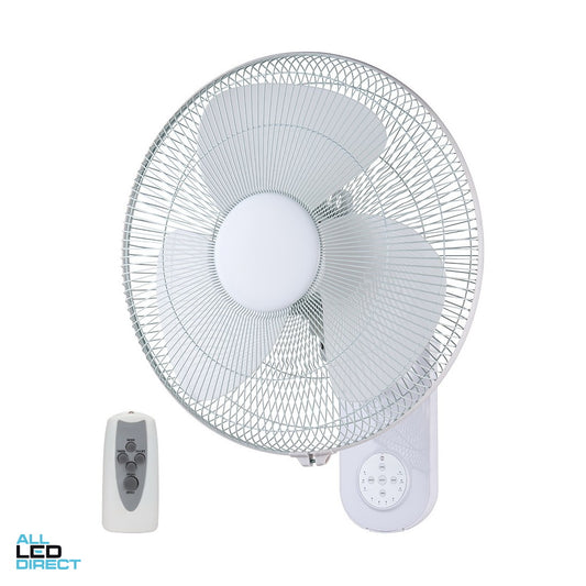Ventair 40cm ZEPHYR 2 Remote Controlled Wall Mounted Fan ALL LED Direct
