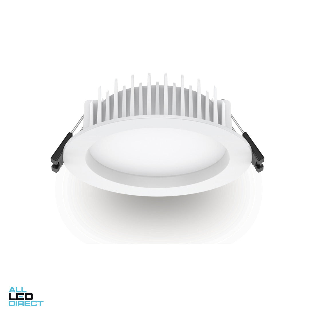 Atom 8 W 90 mm Recessed Lens Low Profile LED Downlight Dimmable White 3000/4000/5700 K