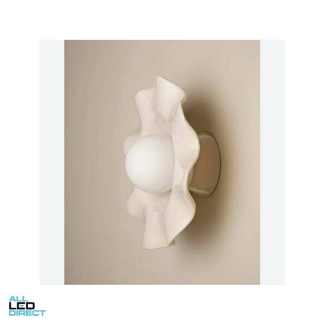 3W ceramic wall light salt Brights ALL LED Direct