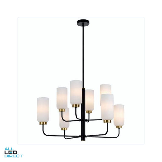 Chandelier 8-up 8x25W Brights ALL LED Direct