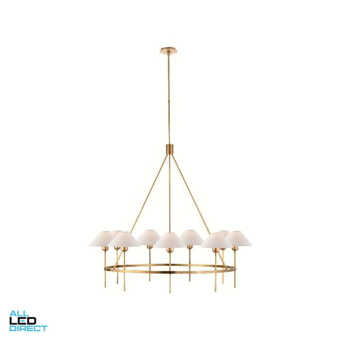 Chandelier tier 9x25W Brights ALL LED Direct
