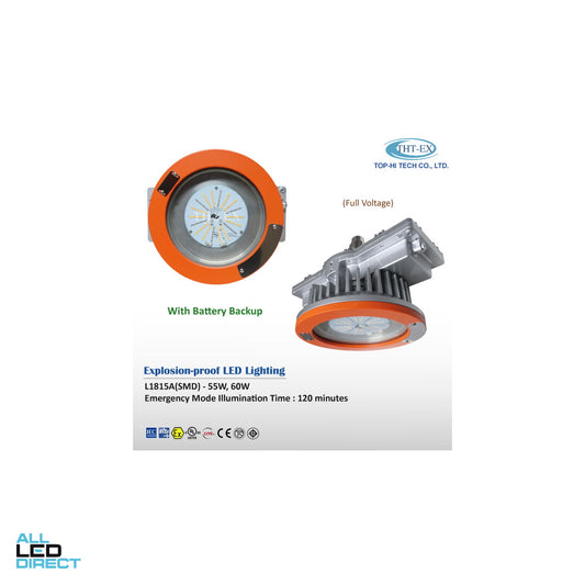 Explosion-proof LED Light with Battery Backup L1815A SMD