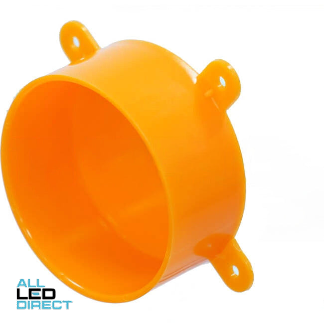 Tripac Disposable Round Conduit Junction Box Lid Orange Each