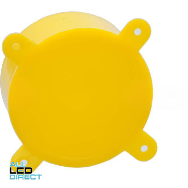 Tripac Disposable Round Conduit Junction Box Lid Yellow Each