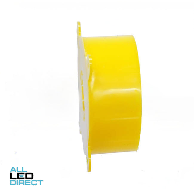 Tripac Disposable Round Conduit Junction Box Lid Yellow Each