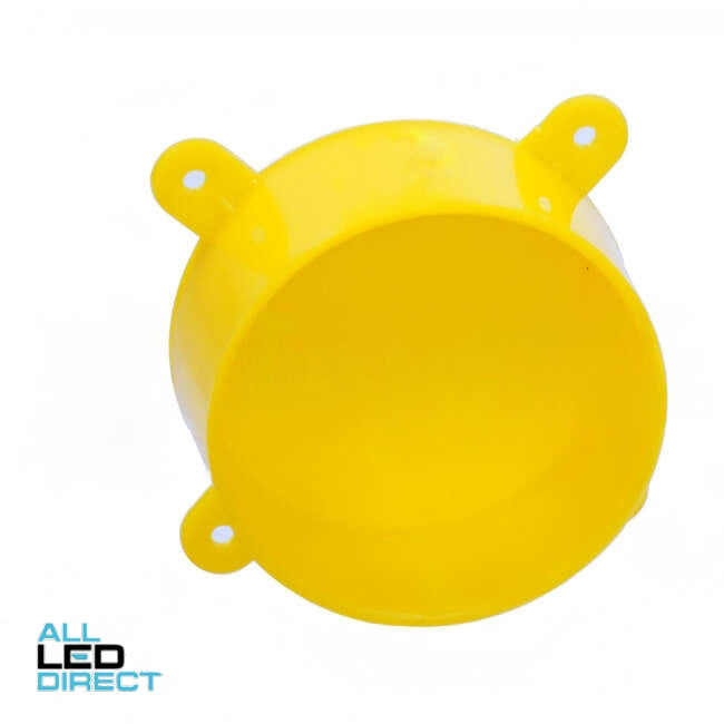 Tripac Disposable Round Conduit Junction Box Lid Yellow Each