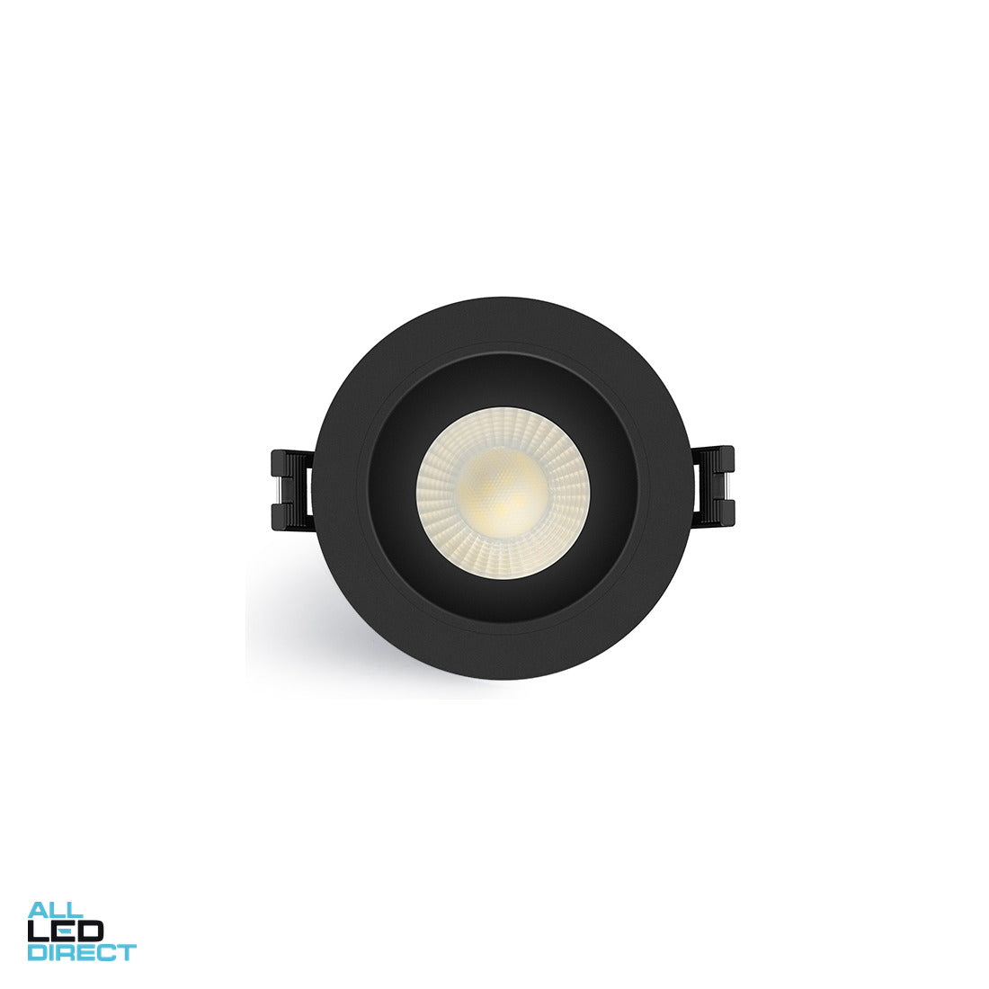 Atom 8 W MAXIMUS 92 mm Low Glare Dimmable LED Downlight Black 3000/4000/5700 K