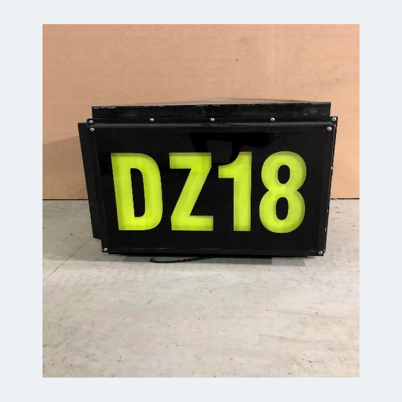 Mining backlit LED identification display — ALL LED Direct