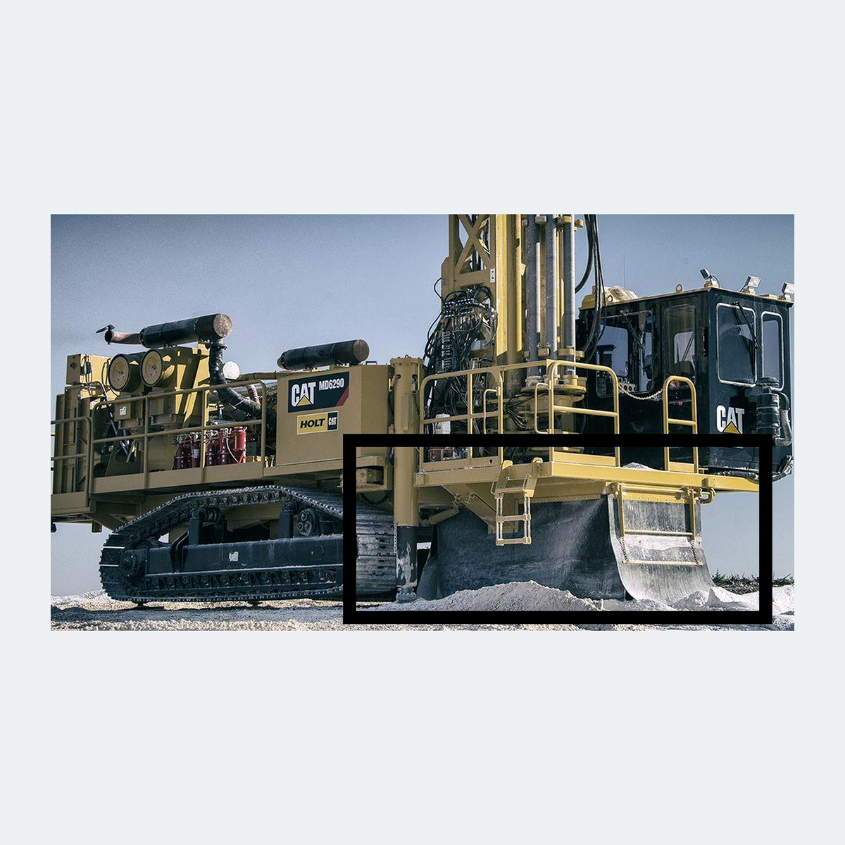 Drill rock and dust curtains — ALL LED Direct
