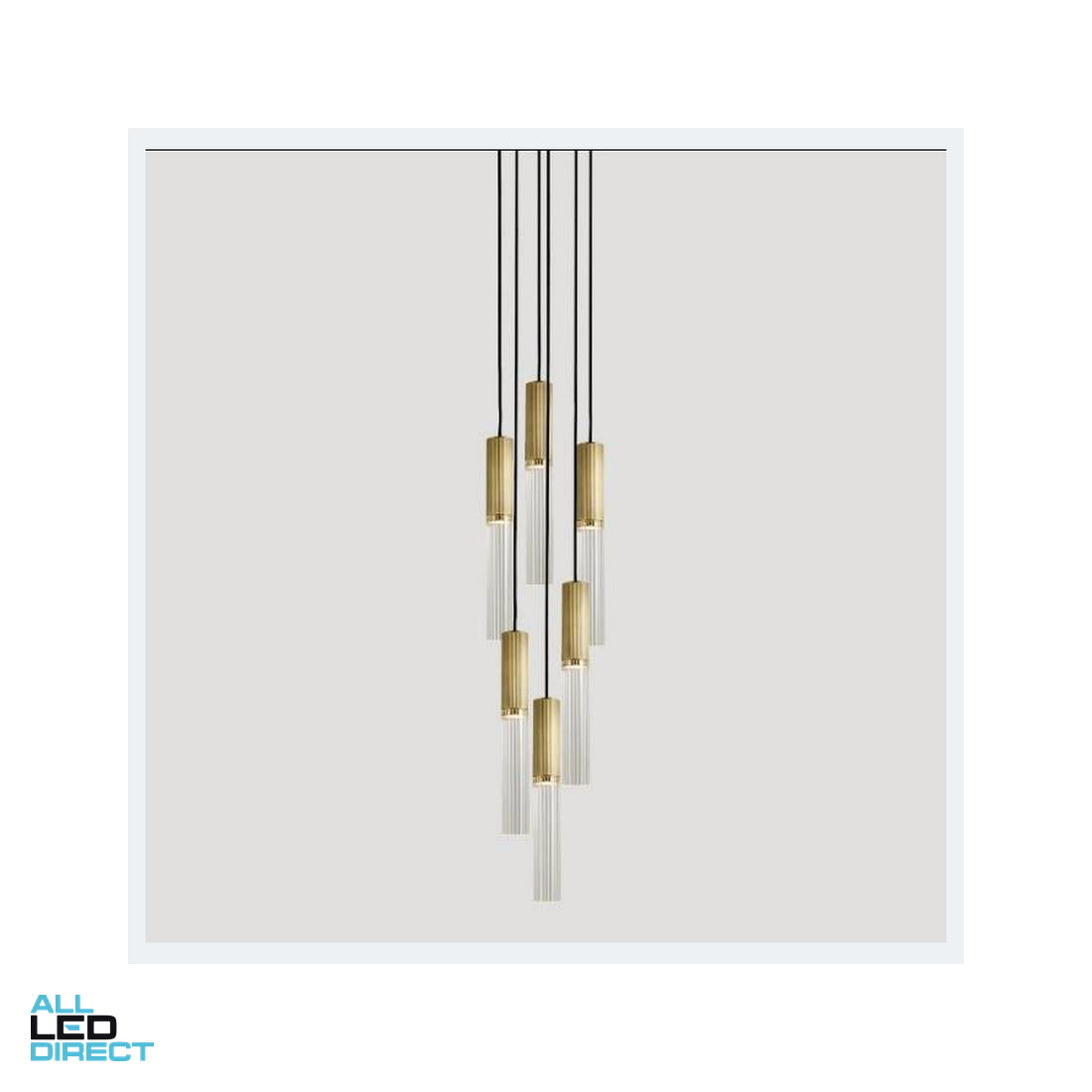 5-head pendant 5x5W Brights ALL LED Direct
