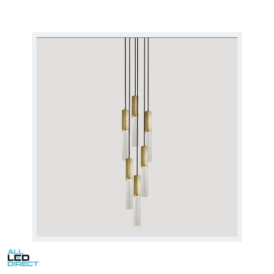 5-head pendant 5x5W Brights ALL LED Direct