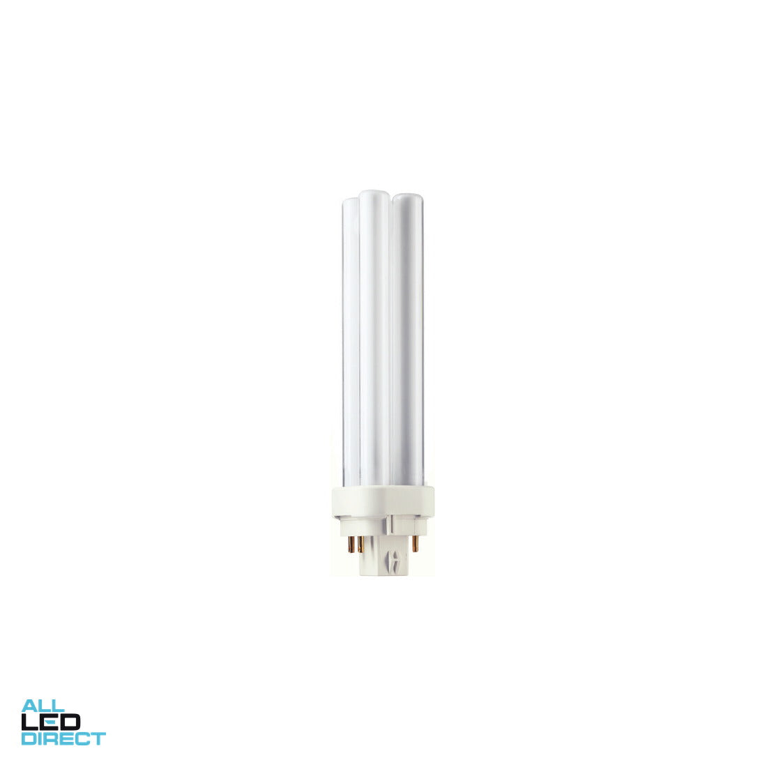 Philips 18 Watt PLC Compact Fluorescent Globe With 4 Pin Connection 4000k